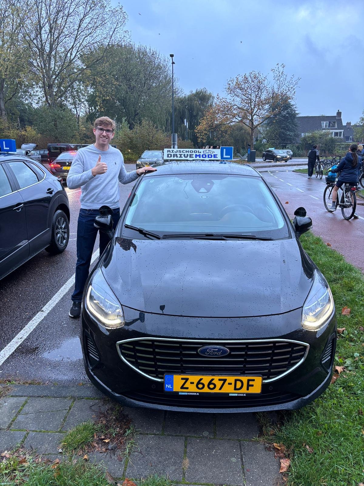 Geslaagde leerling bij DriveMode